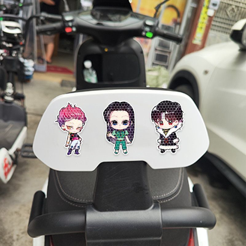 애니메이션 풀타임 헌터 강력 반사 경고 자동차 스티커  - Motorcycle Parts 리뷰 및 가격
