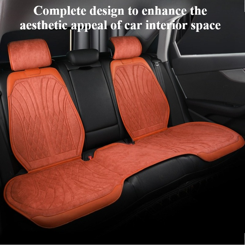 럭셔리 스웨이드 가죽 자동차 시트 보호 매트 사계절용  - Leather Car Seat Covers Full Set Universal 리뷰 및 가격