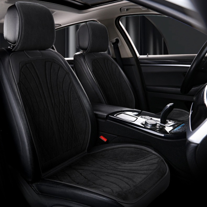 럭셔리 스웨이드 가죽 자동차 시트 보호 매트 사계절용  - Leather Car Seat Covers Full Set Universal 리뷰 및 가격