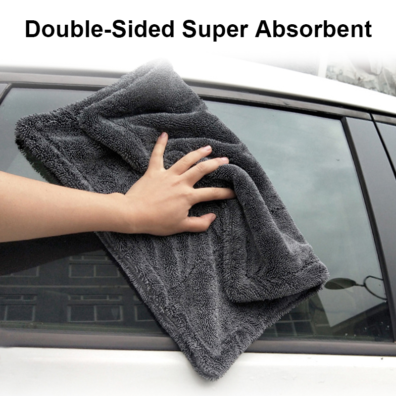 1200GSM 자동차 세차 타월 마이크로화이버 양면 초 - Microfiber Car Drying Towel Super Absorbent 리뷰 및 가격