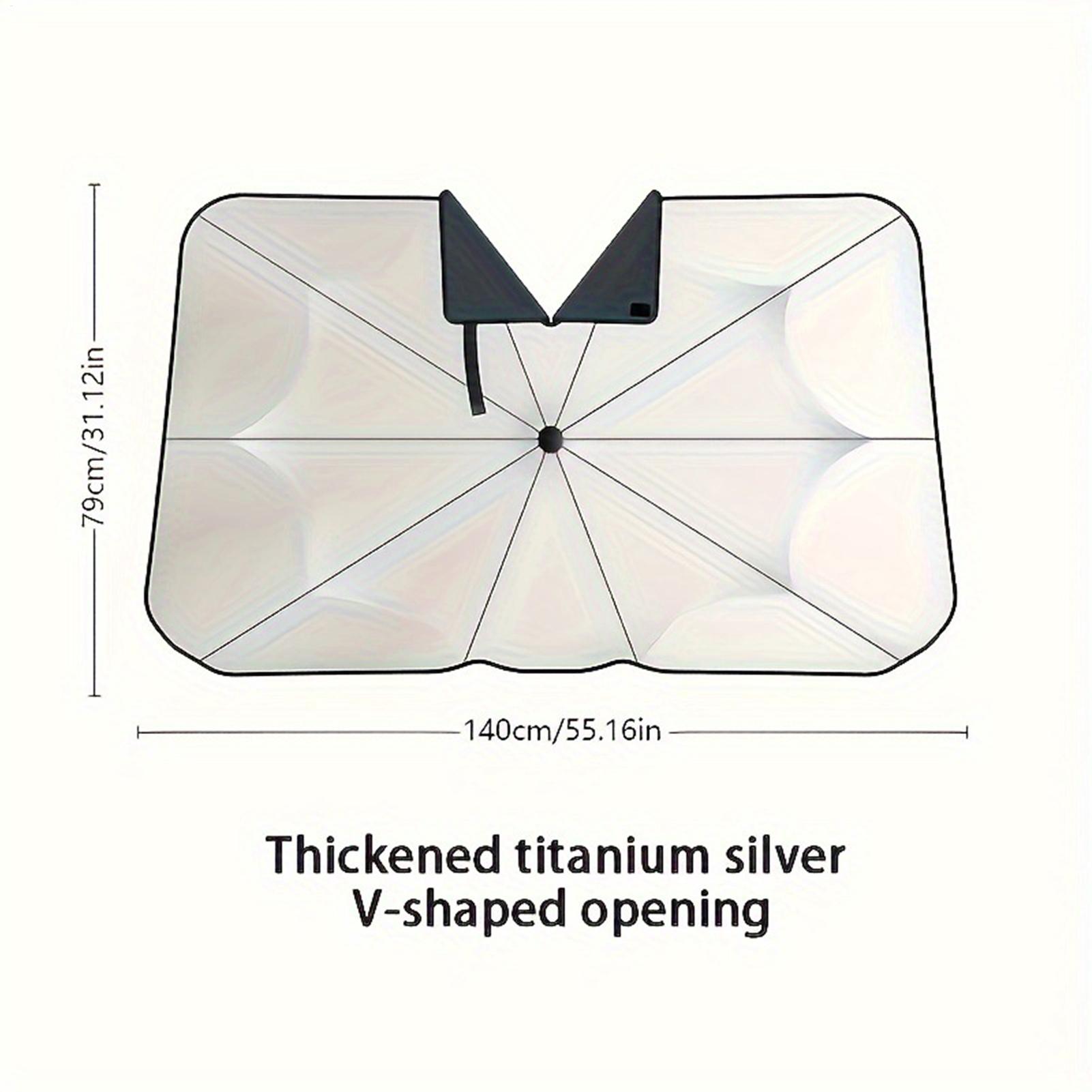 휴대용 자동차 햇빛 가리개 우산, 앞유리용, 높은 차광 - Car Sunshade Windshield Umbrella Foldable 리뷰 및 가격
