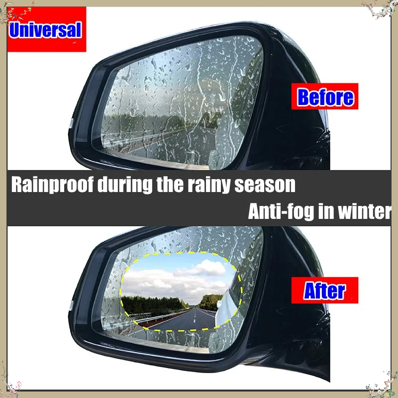 2Pcs 자동차 백미러 필름 안티 안개 눈부심 방지 방 - Anti Glare Car Rearview Mirror Film 리뷰 및 가격