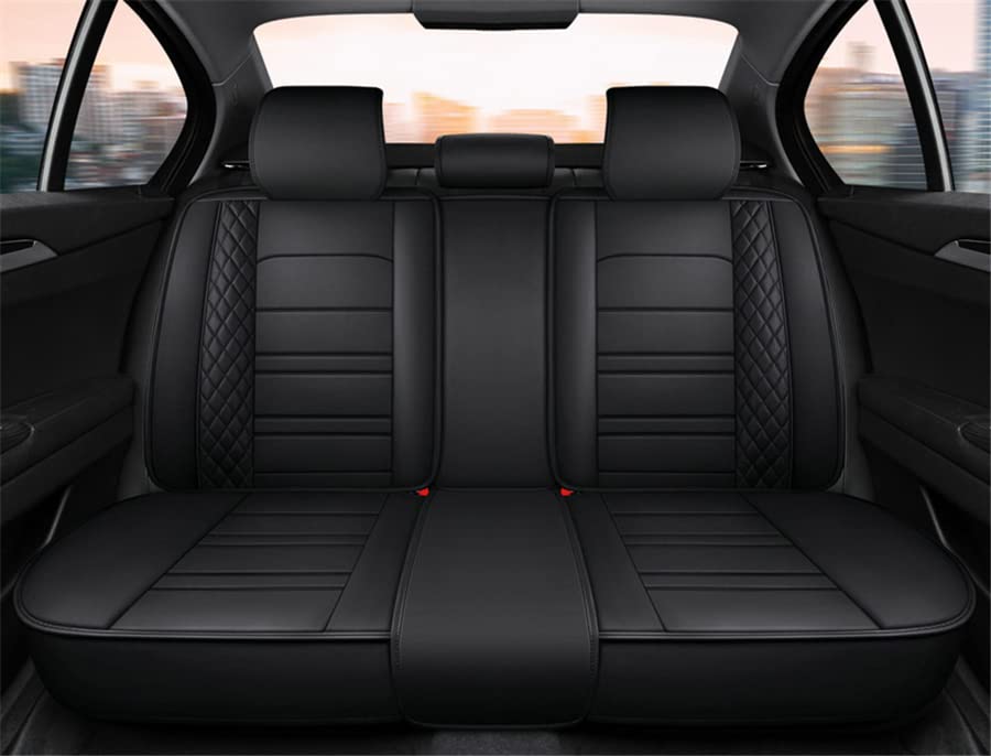 자동 시트 쿠션 커버, PU 가죽 보호대 세트, 5인승 - Leather Car Seat Covers Full Set Universal 리뷰 및 가격