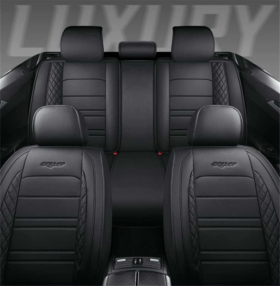 자동 시트 쿠션 커버, PU 가죽 보호대 세트, 5인승 - Leather Car Seat Covers Full Set Universal 리뷰 및 가격