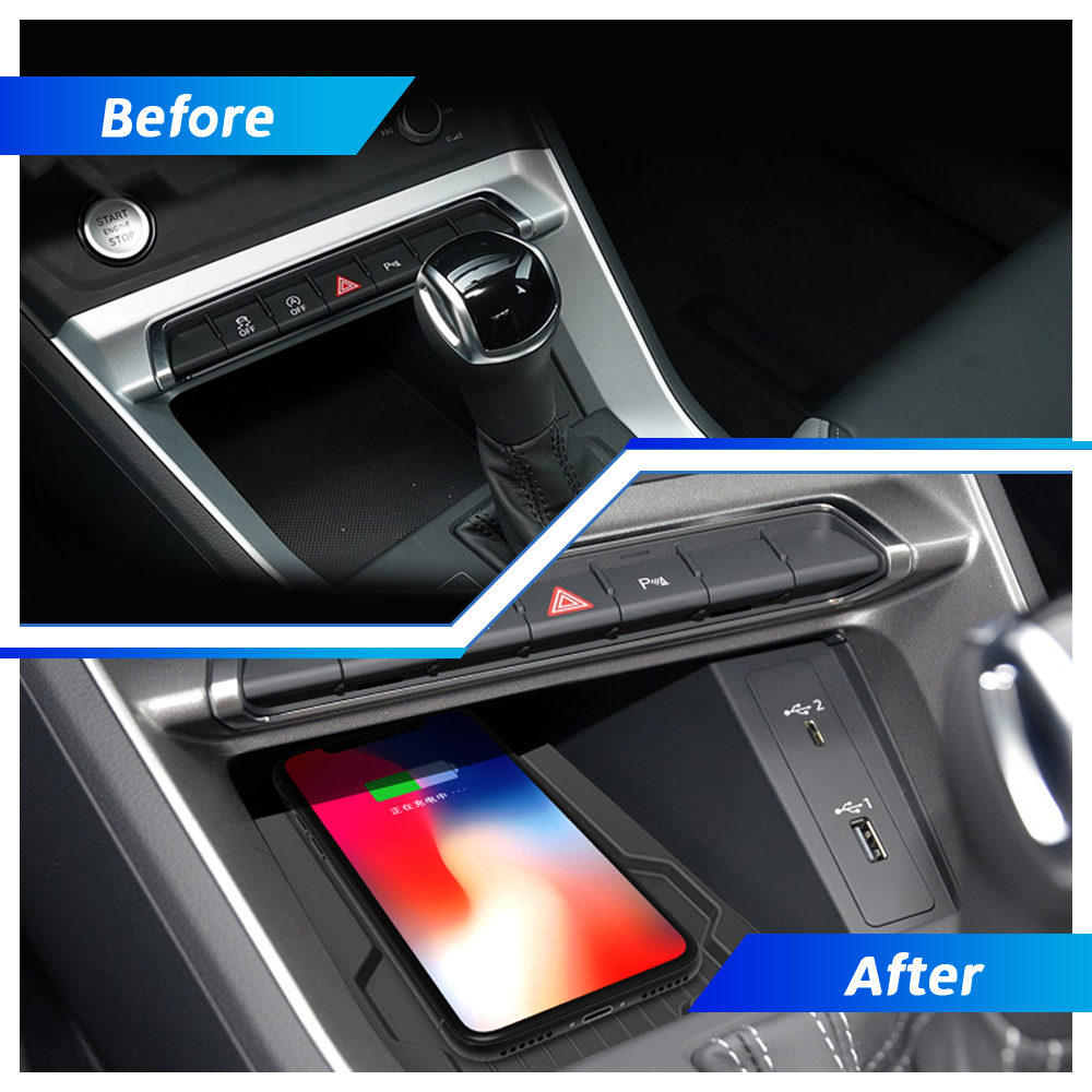 무선 차량용 충전기 15W 고속 충전 패드 아우디 Q3 - Wireless Car Charger Mount Fast Charging 리뷰 및 가격