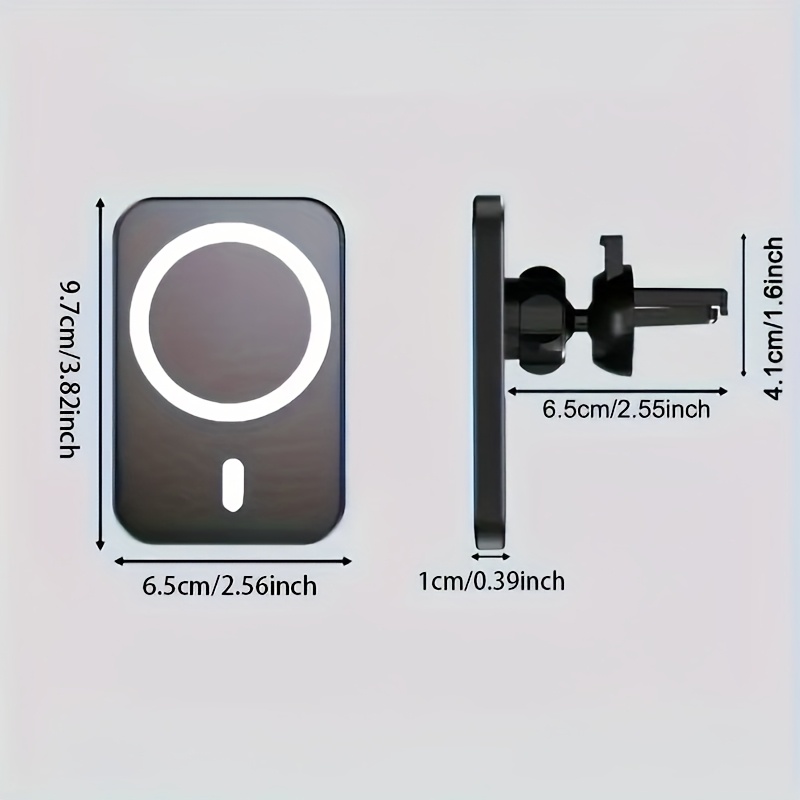 15W 마그네틱 차량용 무선 충전기 고속 충전 조절 가 - Wireless Car Charger Mount Fast Charging 리뷰 및 가격