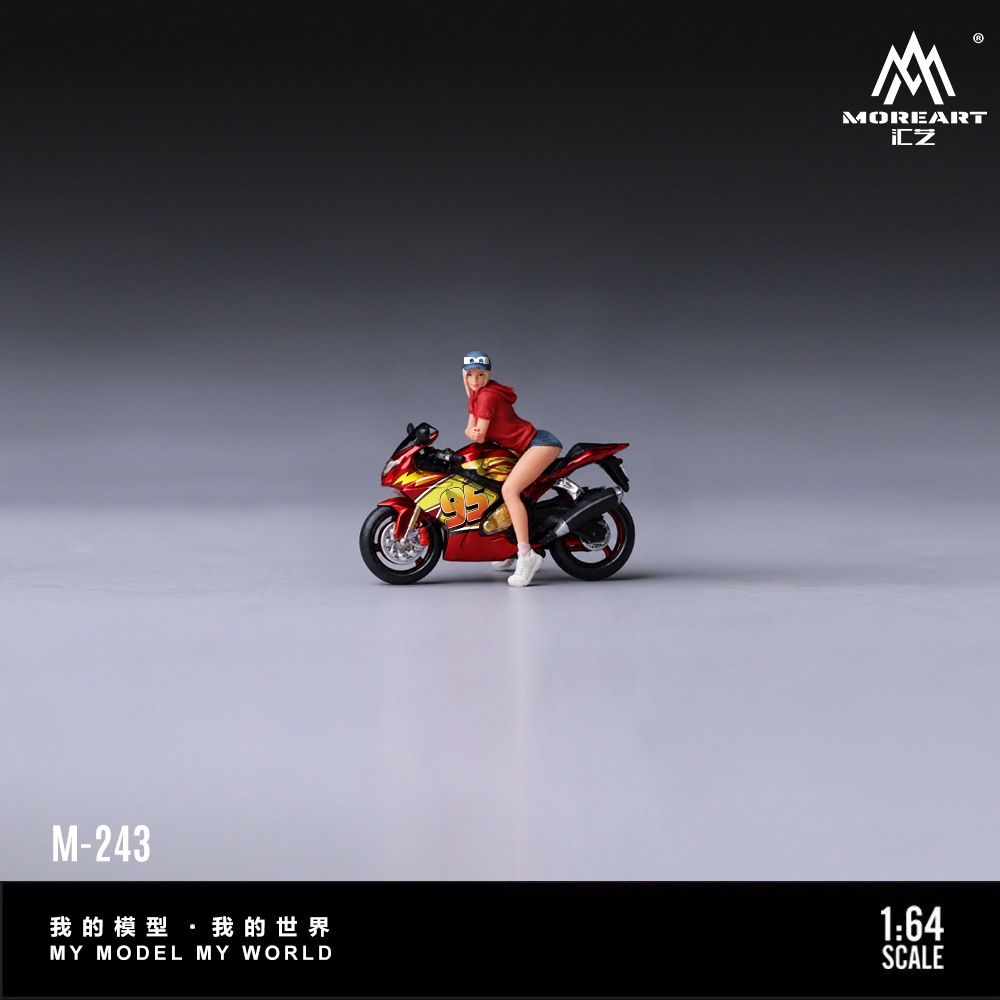 모어아트 1:64 레진 모델 오토바이 라이트닝 레드 트 - Motorcycle Parts 리뷰 및 가격