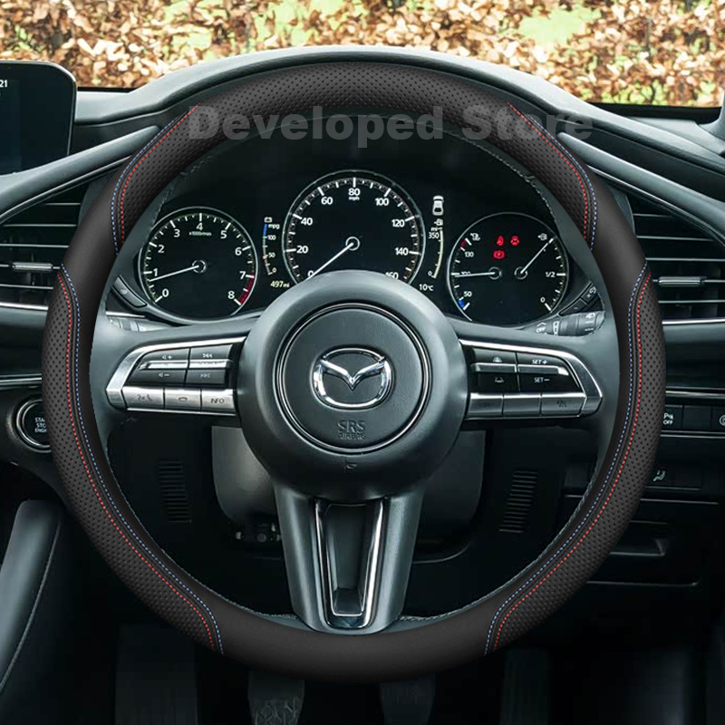 마쓰다 3 악셀라 BP 마쓰다 3 스카이액티브 X AW - Car Steering Wheel Cover Anti Slip Breathable 리뷰 및 가격