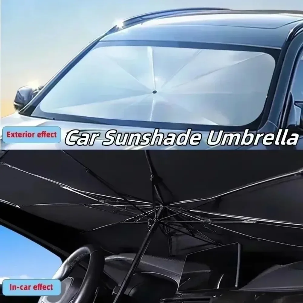 자동차 햇빛 가리개 접이식 앞유리 우산형 차양막 자동차 - Car Sunshade Windshield Umbrella Foldable 리뷰 및 가격