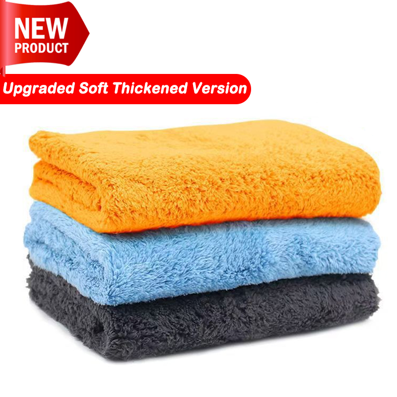 새로운 두꺼운 극세사 세차 타월 보풀 없는 색상 변하지 - Microfiber Car Drying Towel Super Absorbent 리뷰 및 가격