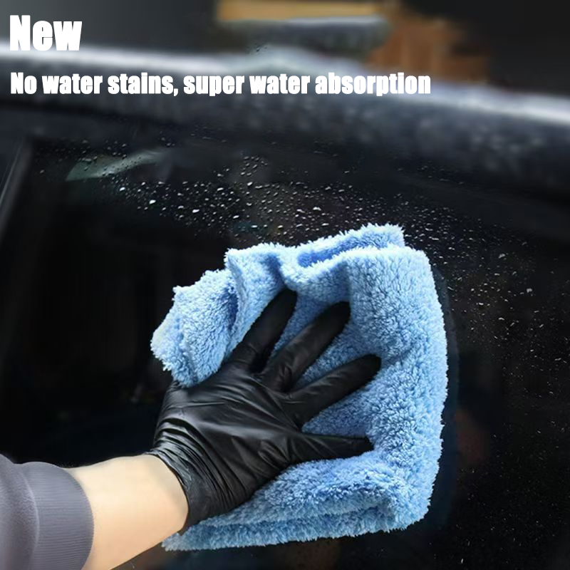 새로운 두꺼운 극세사 세차 타월 보풀 없는 색상 변하지 - Microfiber Car Drying Towel Super Absorbent 리뷰 및 가격