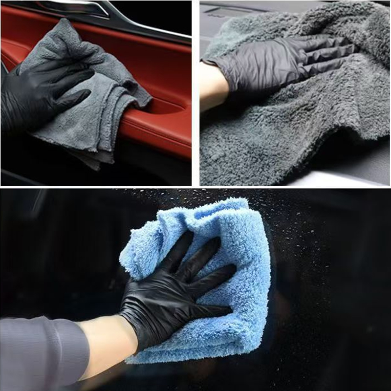 새로운 두꺼운 극세사 세차 타월 보풀 없는 색상 변하지 - Microfiber Car Drying Towel Super Absorbent 리뷰 및 가격