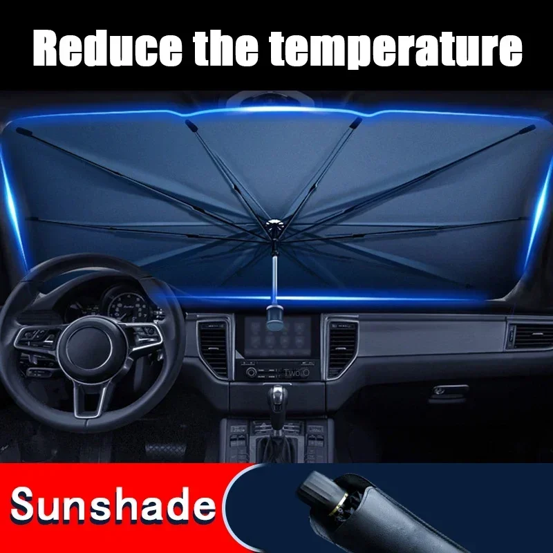 차량용 접이식 햇빛 가리개, 앞유리 차양막, 자외선 차 - Car Sunshade Windshield Umbrella Foldable 리뷰 및 가격