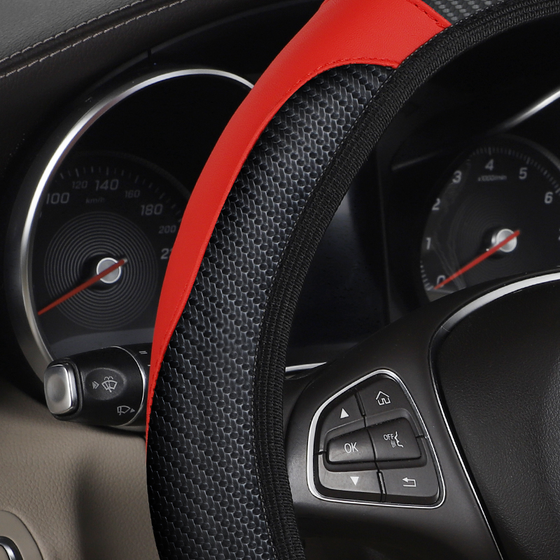 자동차 핸들 커버 통기성 안티 슬립 PU 가죽 스티어링 - Car Steering Wheel Cover Anti Slip Breathable 리뷰 및 가격