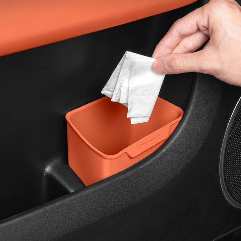 유니버설 자동차 도어 쓰레기통 미니 쓰레기통 실리콘 방 - Waterproof Car Trash Can With Lid 리뷰 및 가격