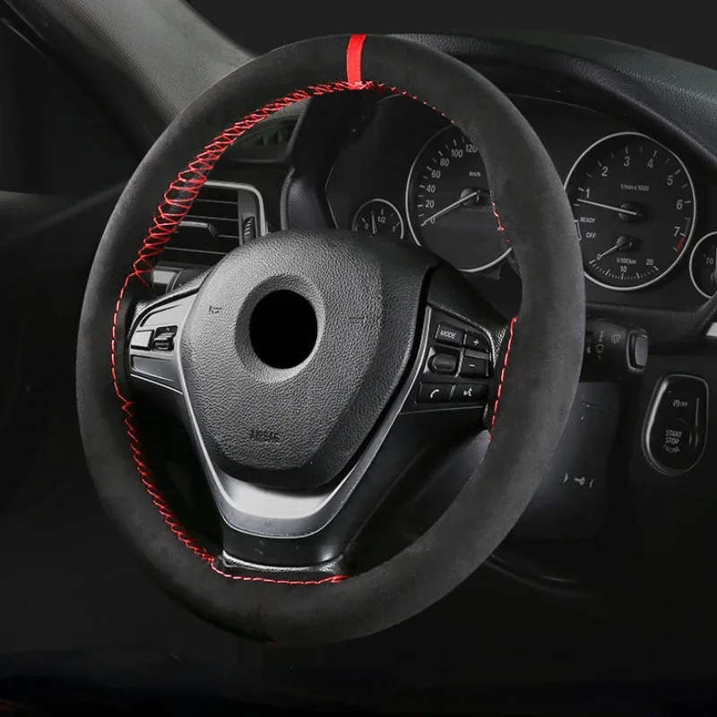 유니버설 38cm 자동차 핸들 커버 부드럽고 편안한 내 - Car Steering Wheel Cover Anti Slip Breathable 리뷰 및 가격