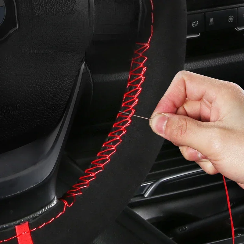 유니버설 38cm 자동차 핸들 커버 부드럽고 편안한 내 - Car Steering Wheel Cover Anti Slip Breathable 리뷰 및 가격