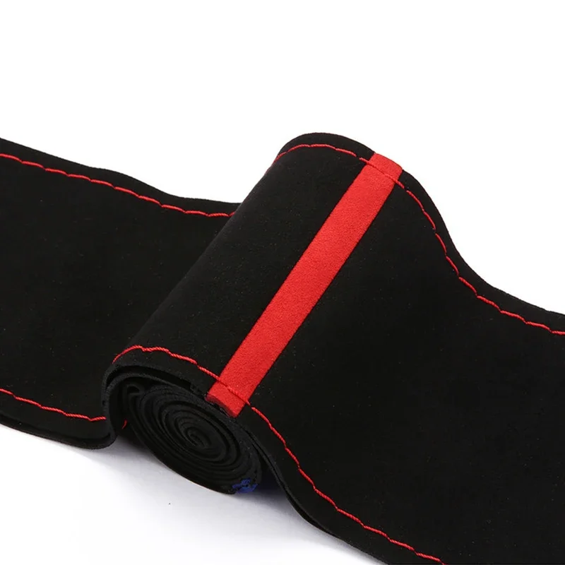 유니버설 38cm 자동차 핸들 커버 부드럽고 편안한 내 - Car Steering Wheel Cover Anti Slip Breathable 리뷰 및 가격