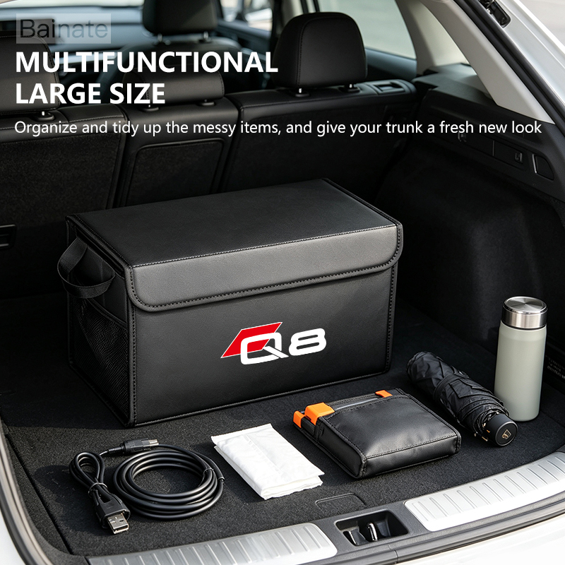 아우디 Q8 GET 4mn;4mt 2018-2025용  - Car Trunk Organizer Foldable Storage Box 리뷰 및 가격